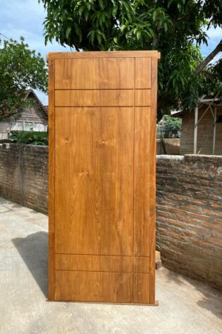 Pintu Geser Kayu Jati