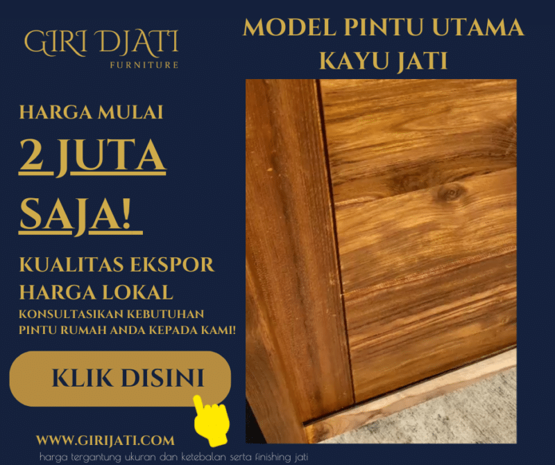 Model Pintu Utama Kayu Jati 1